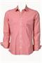 Trachtenhemd Slim Fit rot klein kariert - Gr. 41/42 | Bild 2