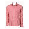 Trachtenhemd Slim Fit rot klein kariert - Gr. 43/44