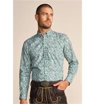 Trachtenhemd Wren Regular Fit braun