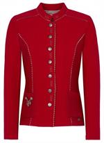 Trachtenjacke Merinowolle rot - Gr.36