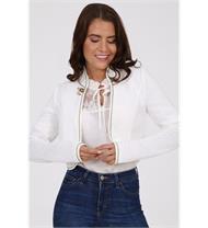 Trachtenjacke Terry weiss