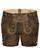 Trachtenlederhose Kurz antik hetz - Gr.32