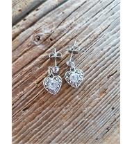 Trachtenohrstecker mit Herz