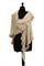 Trachtenponcho mit Rüschenborte - 51 beige
