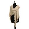 Trachtenponcho mit Rüschenborte - 51 beige