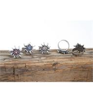 Trachtenring mit Edelweiss