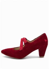 Trachtenschuh Pumps rot - Gr.36 Trachtenschuh Pumps rot - Gr.36