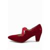 Trachtenschuh Pumps rot - Gr.38