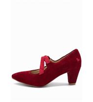 Trachtenschuh Pumps rot