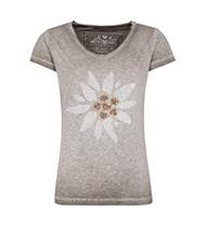 Trachtenshirt Missy grau/braun