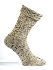 Trachtensocken Kurz beige meliert - 44-45