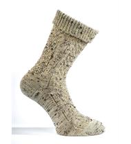Trachtensocken Kurz beige meliert