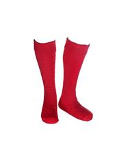 Trachtensocken lang in rot