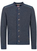 Trachtenstrickjacke Gerhard jeansblau - S