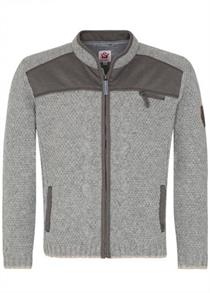 Trachtenstrickjacke Kasimir hellgrau - L Trachtenstrickjacke Kasimir hellgrau - L