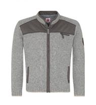 Trachtenstrickjacke Kasimir hellgrau