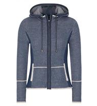 Trachtenstrickjacke Kulmbach jeansblau