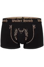 Trachtenunterwäsche Boxershort Kirk schwarz - L