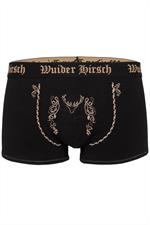 Trachtenunterwäsche Boxershort Kirk schwarz - XL