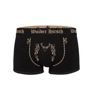 Trachtenunterwäsche Boxershort Kirk schwarz